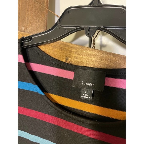 NWT Lumiere Striped Dress in Size Large - Picture 2 of 4